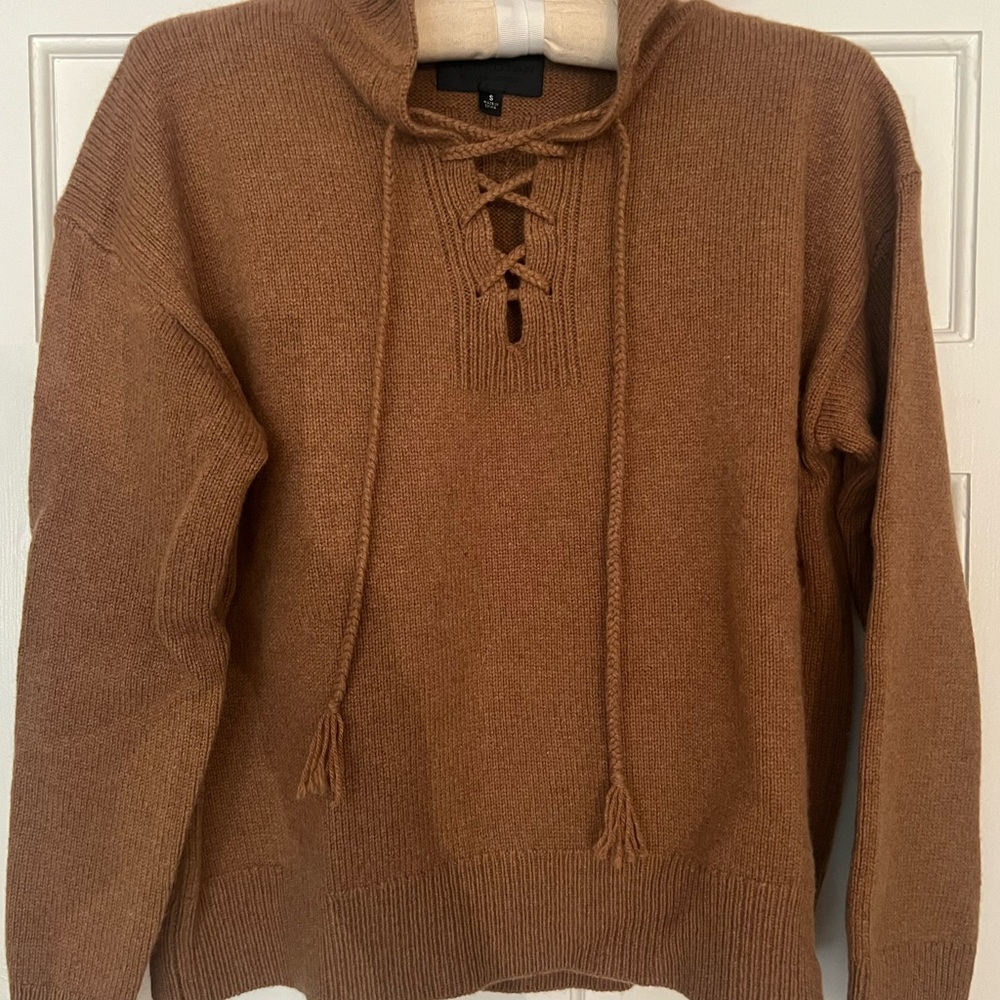 Nili Lotan lace up sweater